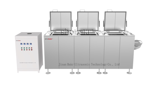 Máquina de limpieza ultrasónica de tres tanques